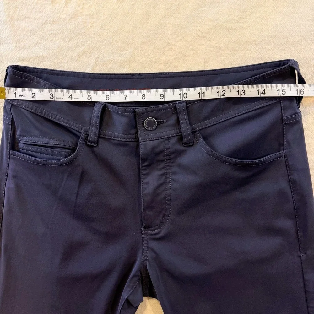 Rhone Commuter Pants Mens 38x30 Navy Flex Knit Performance 5 Pocket Stretch